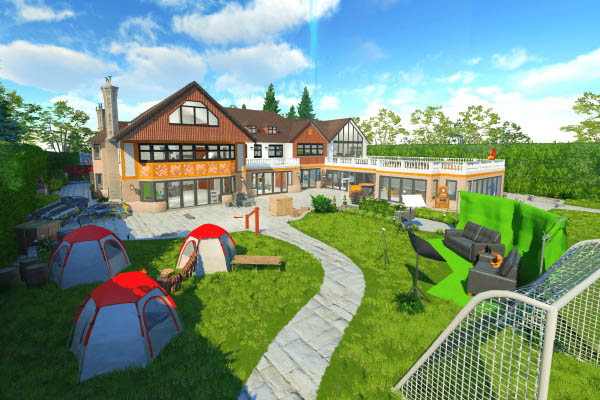 Sidemen House zombies map